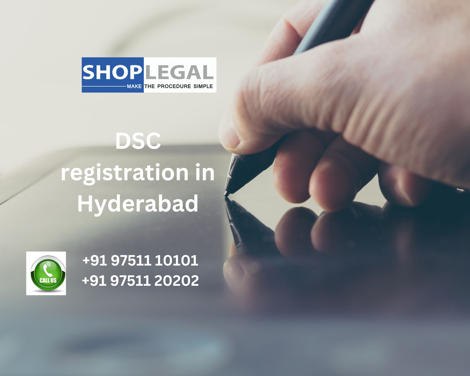 DSC registration in Hyderabad