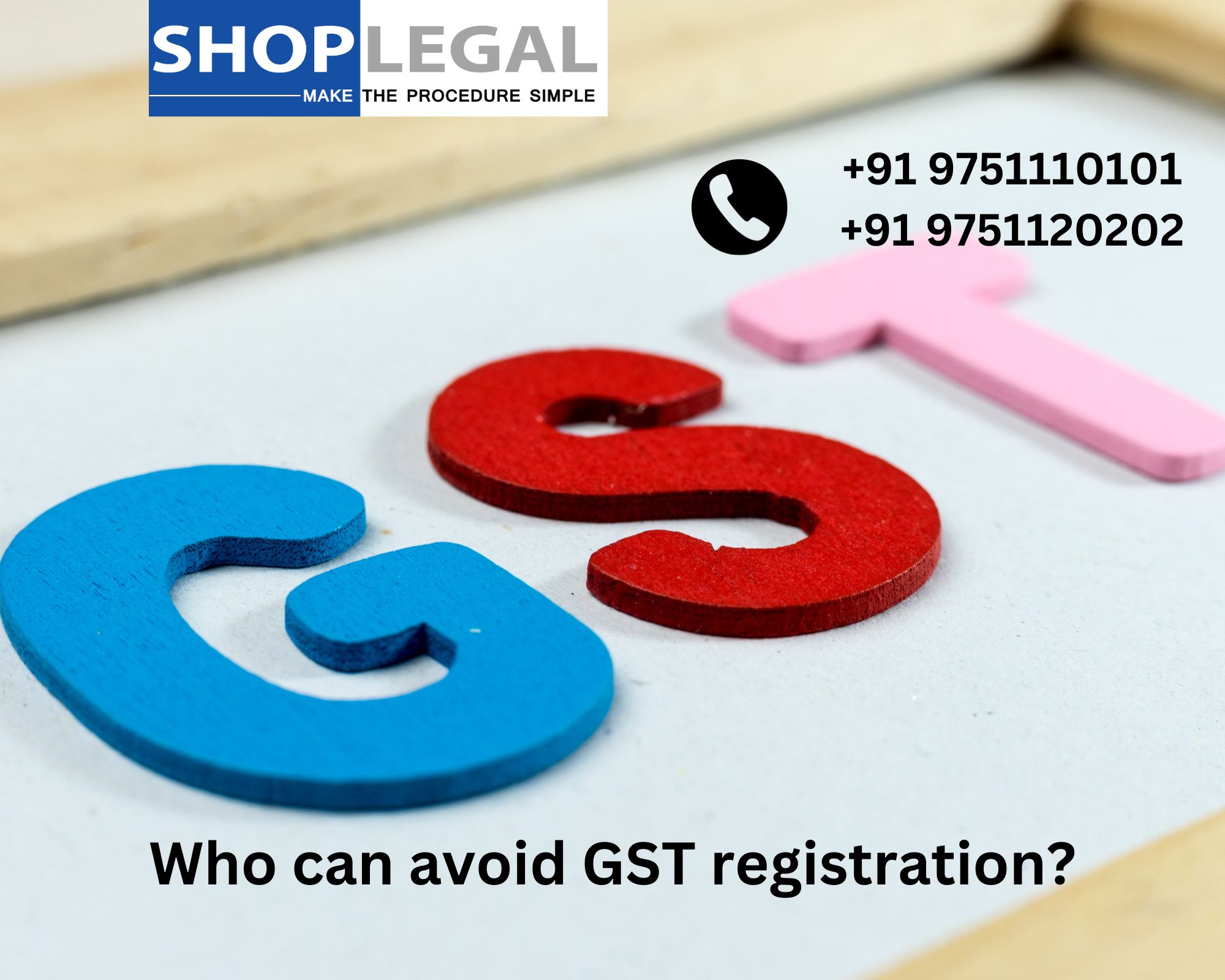 Who can avoid GST registration?
