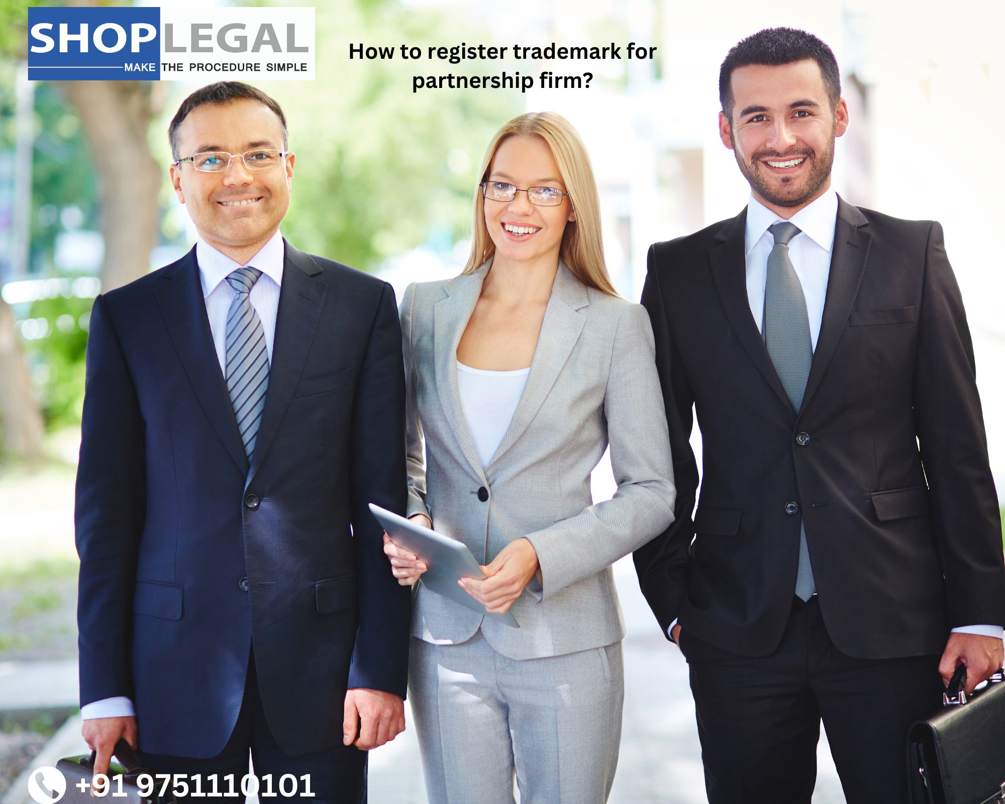 How to register trademark for partnership firm?